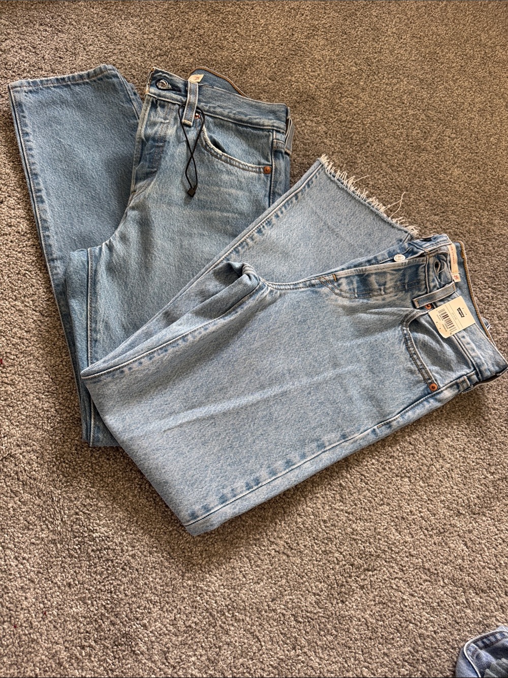 Levi's Light Blue Straight-Leg Jeans